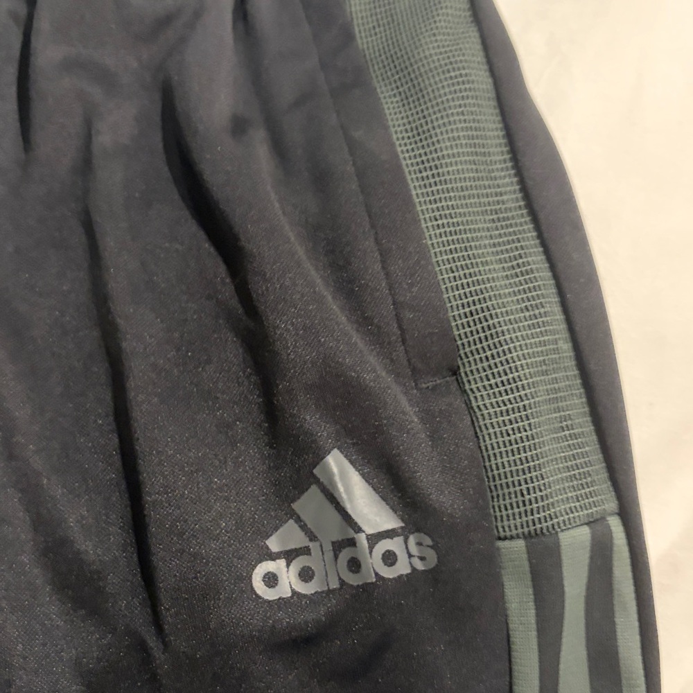 Adidas Black Joggers with Dark Stripes - Picture 3 of 4